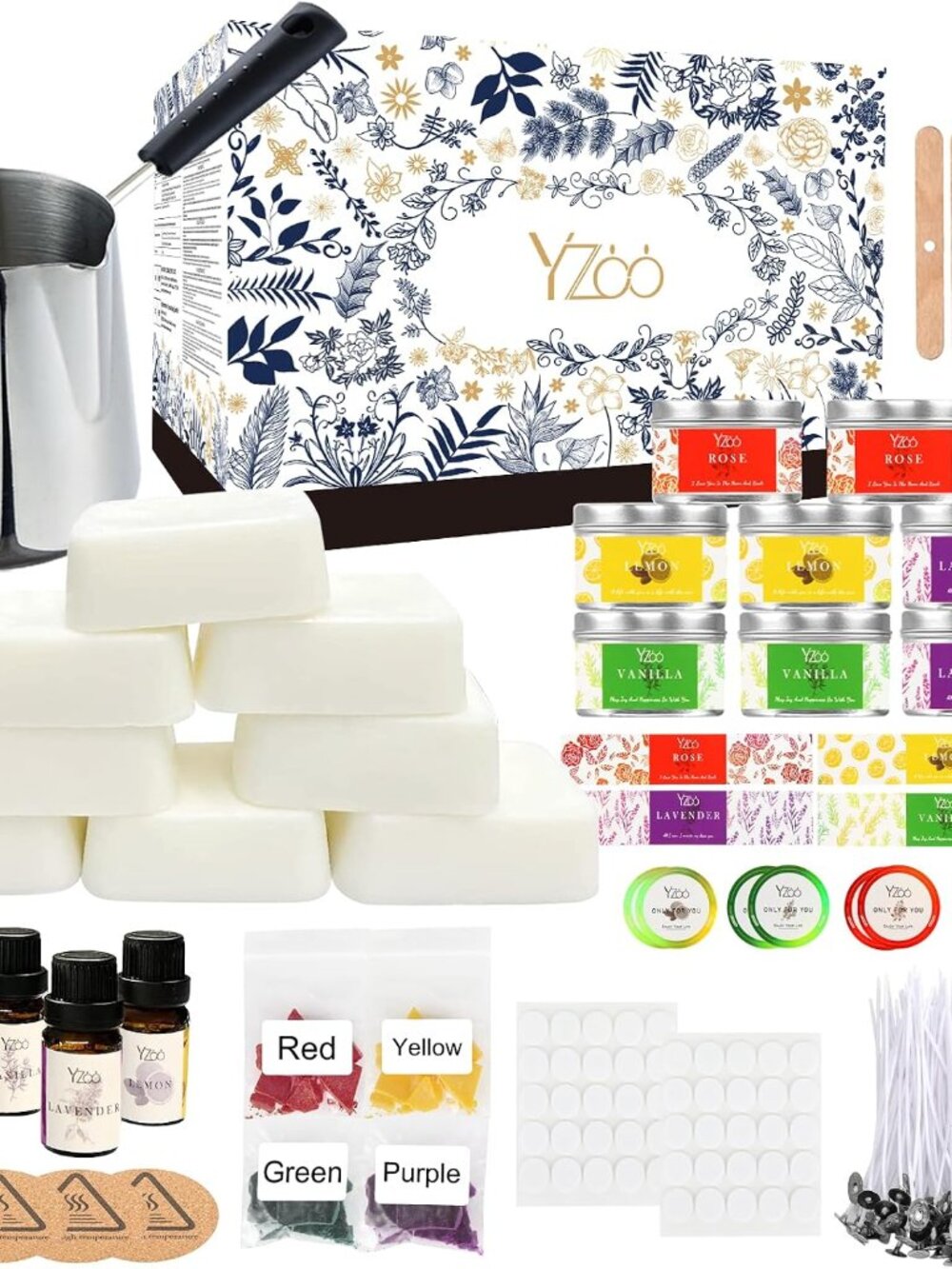 Complete Candle Making Kits for Adults Beginners, DIY Candle Making Supplies Inc